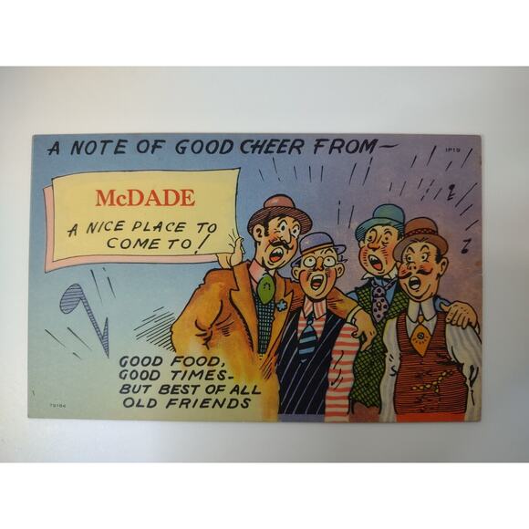 8 VTG Tichnor Texas Postcards McDade Humorous Retro Caricature Unposted - Picture 8 of 11